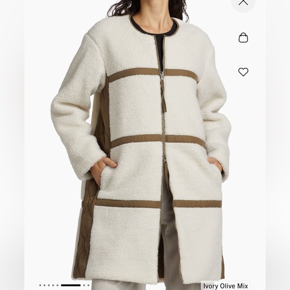 NWT Rails Reversible Jacket Oversized Small Sherpa Lined Reversible Quilt Shell - Picture 6 of 14